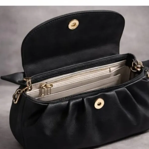 Black_Stylish_Pu_Leather_Handbag_For_Women_And_Girls
