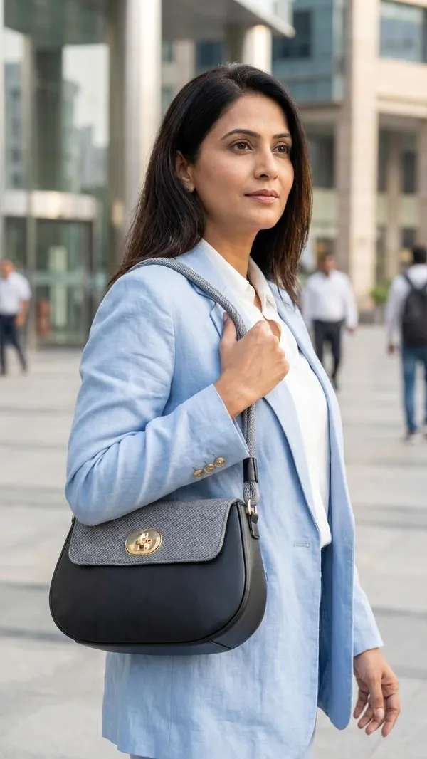 Grey_And_Black_Stylish_Pu_Leather_Handbag_For_Women_And_Girls