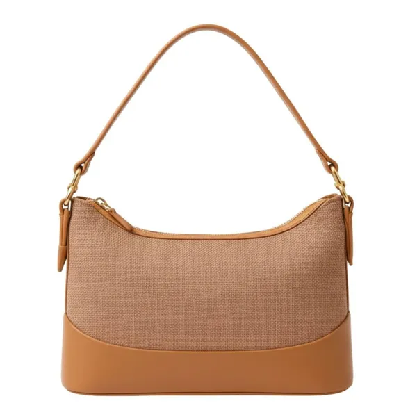 Beige_And_Brown_Stylish_Pu_Leather_Handbag_For_Women_And_Girls
