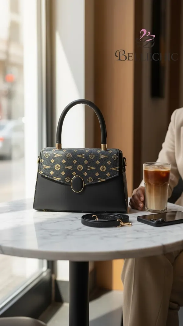 Black_Stylish_Pu_Leather_Handbag_For_Women_And_Girls