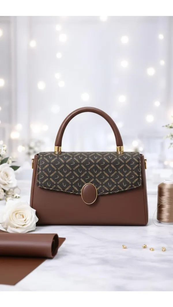 Brown_Stylish_Pu_Leather_Handbag_For_Women_And_Girls