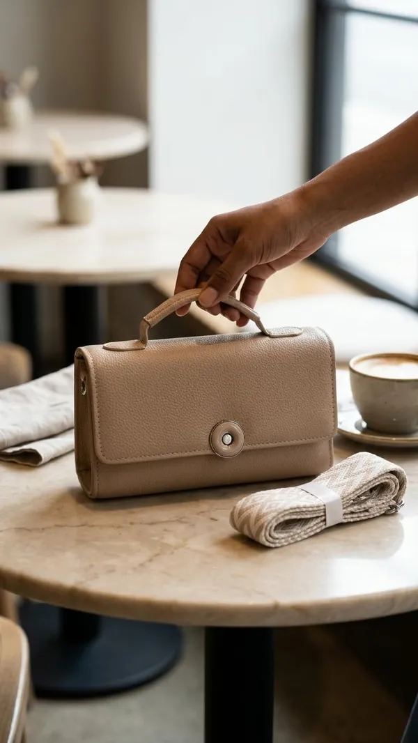 Cream_Pu_Leather_Sling_Handbag_With_Flap_Closure_With_Adjustable_Strap_For_Women_And_Girls