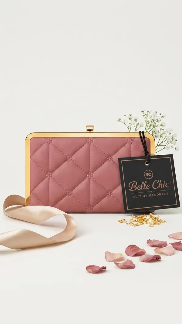 Peach_Multiple_Card_Slots_Pu_Leather_Clutch_Wallet_For_Women_And_Girls