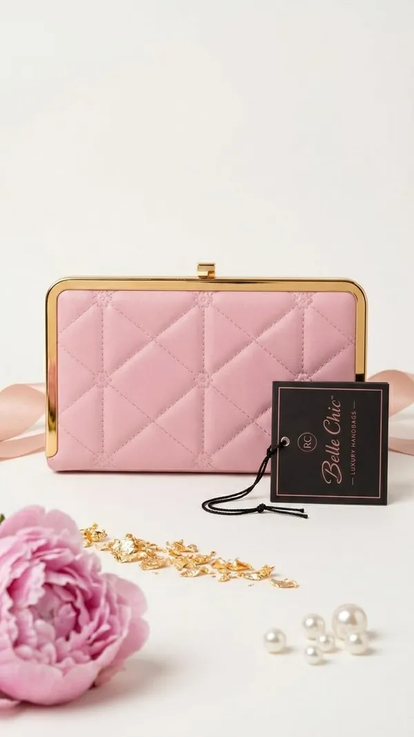 Baby_Pink_Multiple_Card_Slots_Pu_Leather_Clutch_Wallet_For_Women_And_Girls