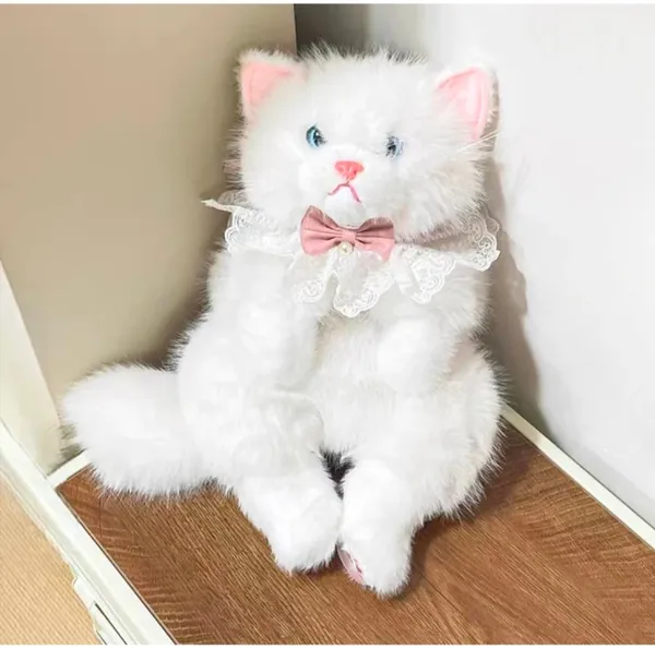 Cute_White_Cat_Plush_Backpack_for_Girls_|_Soft_Faux_Fur_Kawaii_Kitty_School_&_Travel_Bag_with_Lace_Bow