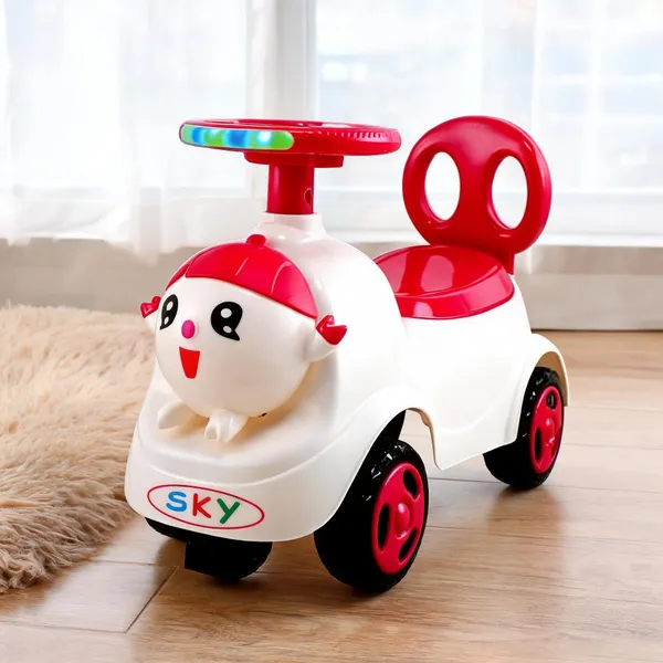 Red_Plastic_Musical_Ride-On_Car_With_LED_Lights_For_Kids