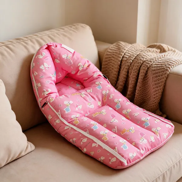 Pink_Cotton_Maxi_Plus_Baby_Carrier_Bed_For_Newborn_&_Infant