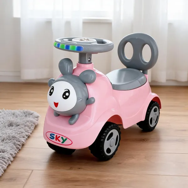 Multicolor_Plastic_Kitty_Ride-On_Car_With_Music_Lights_For_Kids
