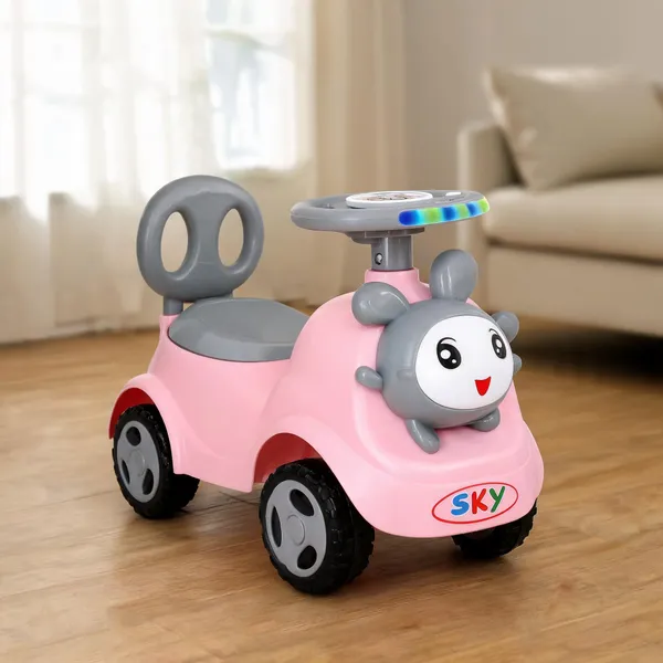 Multicolor_Plastic_Kitty_Ride-On_Car_With_Music_Lights_For_Kids