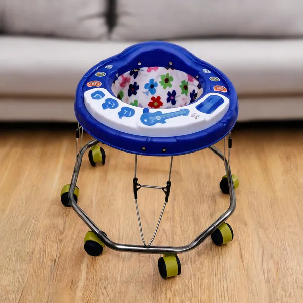 Blue_White_Plastic_Metal_8-Band_Baby_Walker_For_Baby