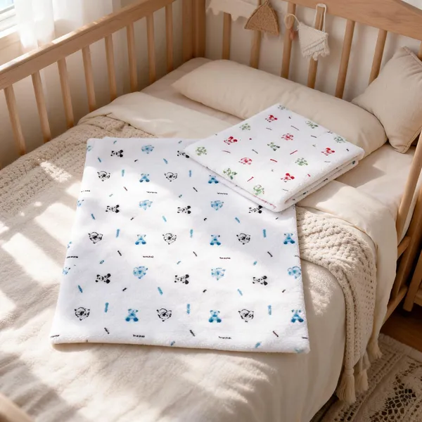 White_Flannel_Cotton_Printed_Baby_Towel_Pack_Of_2_For_Baby