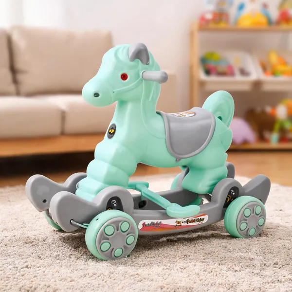 Mint_Green_Plastic_3-In-1_Convertible_Rocking_Horse_Ride-On_For_Kids