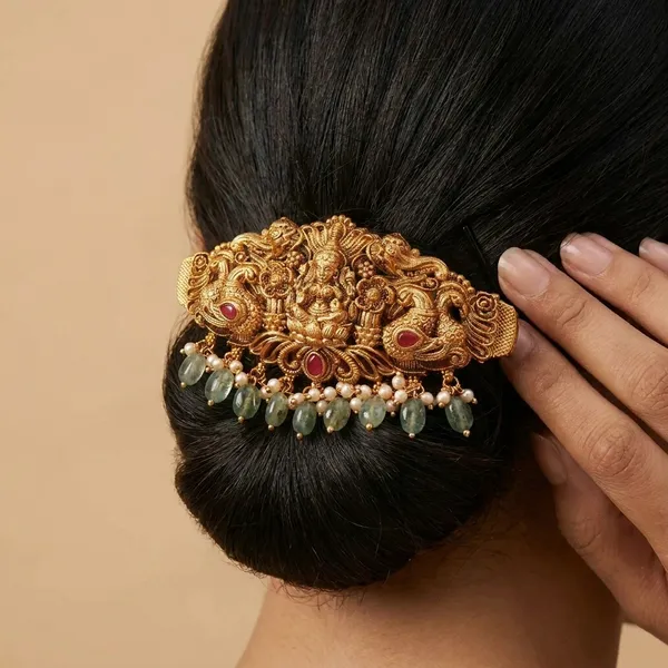 Yellow_Brass_Premium_And_Elegant_Hair_Brooch_For_Women
