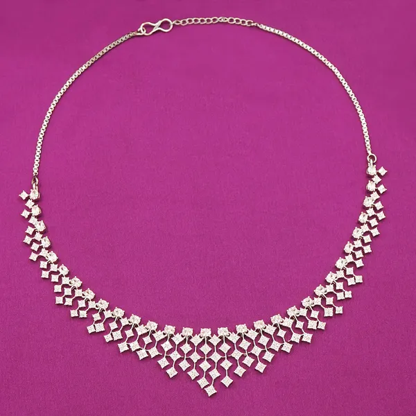 White_Brass_Premium_And_Elegant_Necklace__For_Women