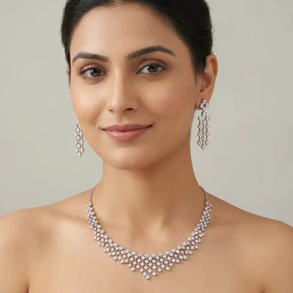 White_Brass_Premium_And_Elegant_Necklace__For_Women