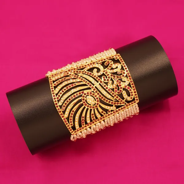 Yellow_Brass_Premium_And_Elegant_Bajuband_For_Women