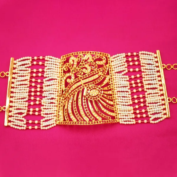 Yellow_Brass_Premium_And_Elegant_Bajuband_For_Women