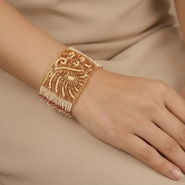 Yellow_Brass_Premium_And_Elegant_Bajuband_For_Women