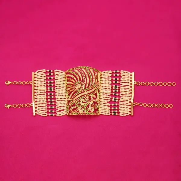 Multicolor_Brass_Premium_And_Elegant_Bajuband_For_Women