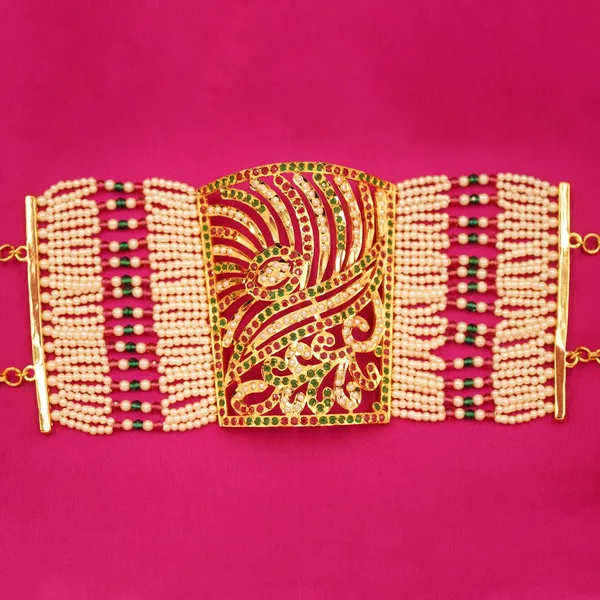 Multicolor_Brass_Premium_And_Elegant_Bajuband_For_Women