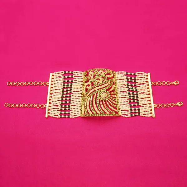 Yellow_Brass_Premium_And_Elegant_Bajuband_For_Women
