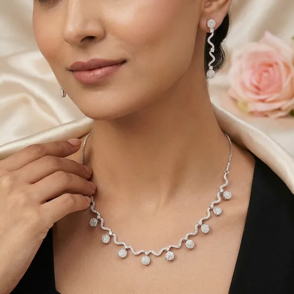 White_Brass_Premium_And_Elegant_Necklace__For_Women