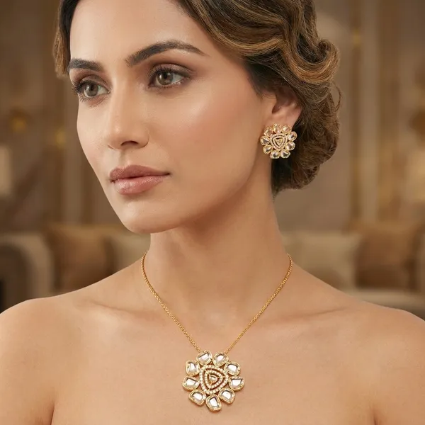 Yellow_Brass_Premium_And_Elegant_Necklace__For_Women
