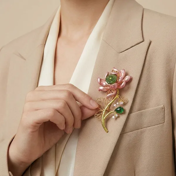 Yellow_Brass_Premium_And_Elegant_Brooch_For_Women
