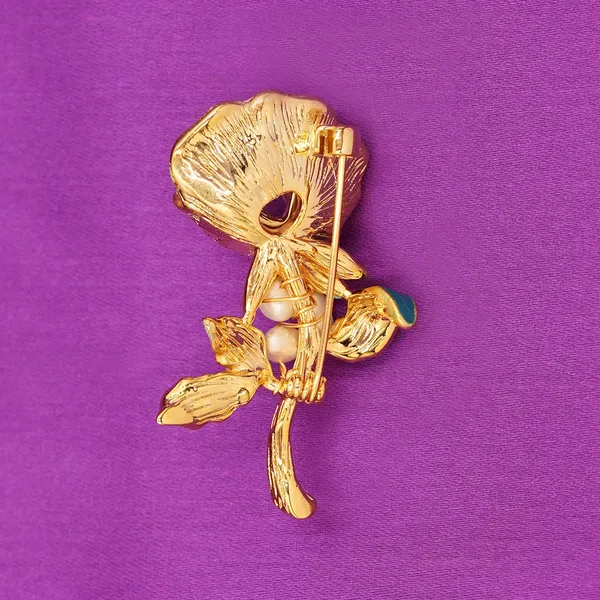Yellow_Brass_Premium_And_Elegant_Brooch_For_Women