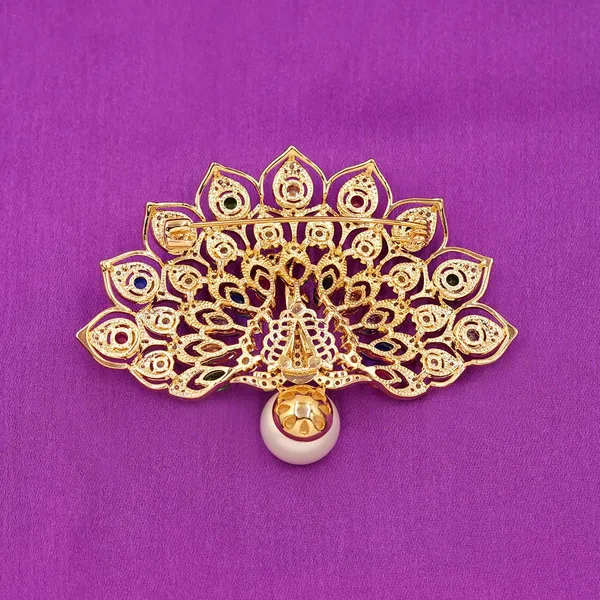Yellow_Brass_Premium_And_Elegant_Brooch_For_Women