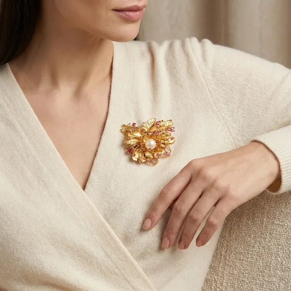 Yellow_Brass_Premium_And_Elegant_Brooch_For_Women