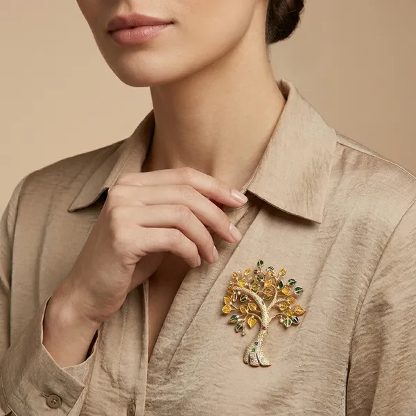 Yellow_Brass_Premium_And_Elegant_Brooch_For_Women