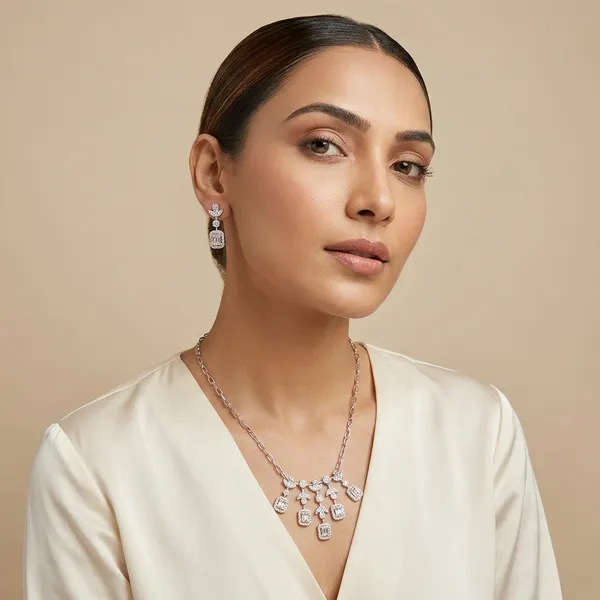 White_Brass_Premium_And_Elegant_Necklace__For_Women