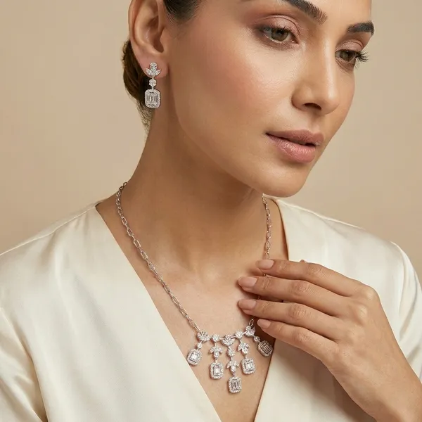 White_Brass_Premium_And_Elegant_Necklace__For_Women
