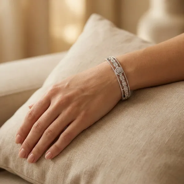 White_Brass_Premium_And_Elegant_Bangle_For_Women
