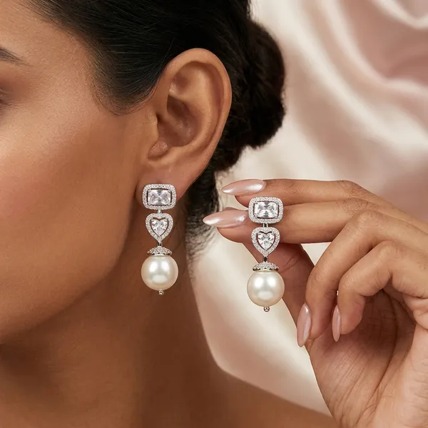 White_Brass_Premium_And_Elegant_Earrings_For_Women