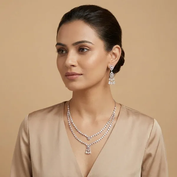 White_Brass_Premium_And_Elegant_Necklace__For_Women