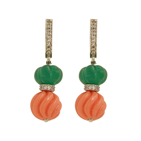 Green_And_Orange_Brass_Premium_And_Elegant_Earrings_For_Women