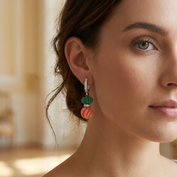 Green_And_Orange_Brass_Premium_And_Elegant_Earrings_For_Women