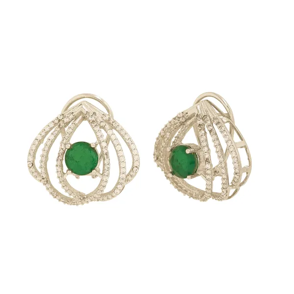 White_Brass_Premium_And_Elegant_Earrings_For_Women