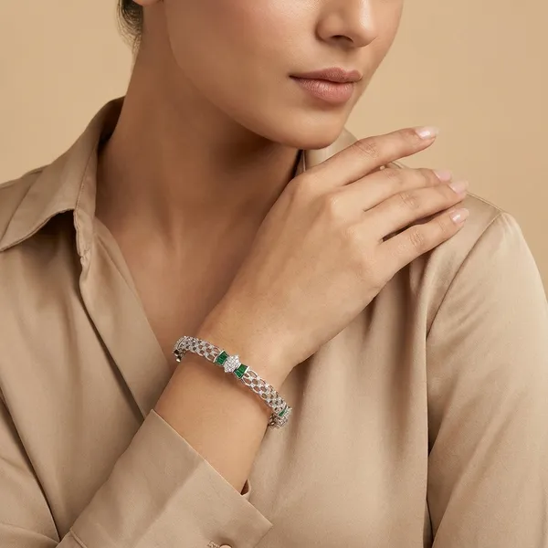 White_Brass_Premium_And_Elegant_Bangle_For_Women