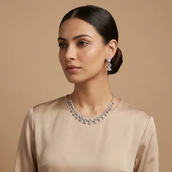 White_Brass_Premium_And_Elegant_Necklace__For_Women