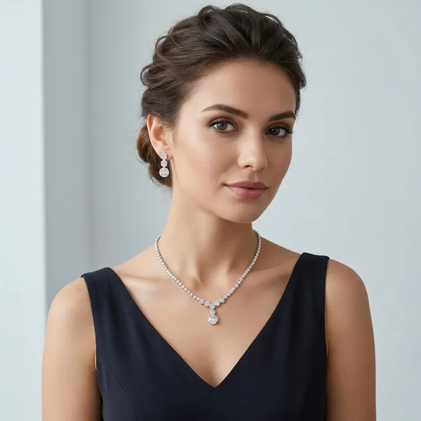 White_Brass_Premium_And_Elegant_Necklace__For_Women