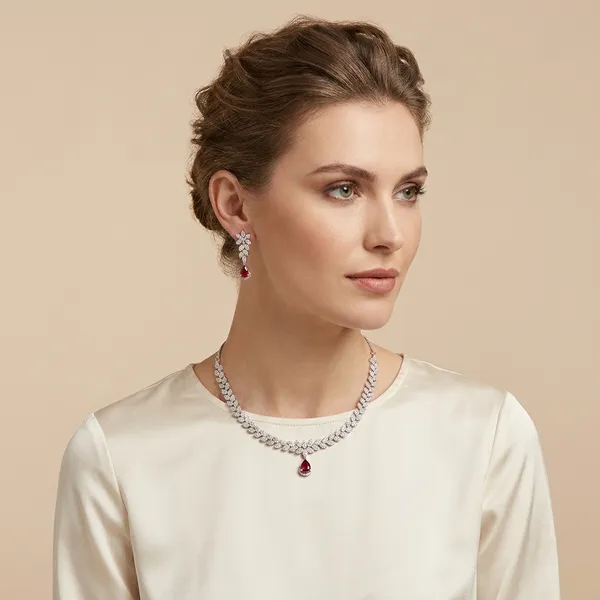 White_Brass_Premium_And_Elegant_Necklace__For_Women