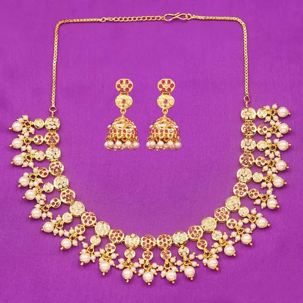 Yellow_Brass_Premium_And_Elegant_Necklace__For_Women