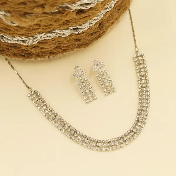 White_Brass_Premium_And_Elegant_Necklace__For_Women