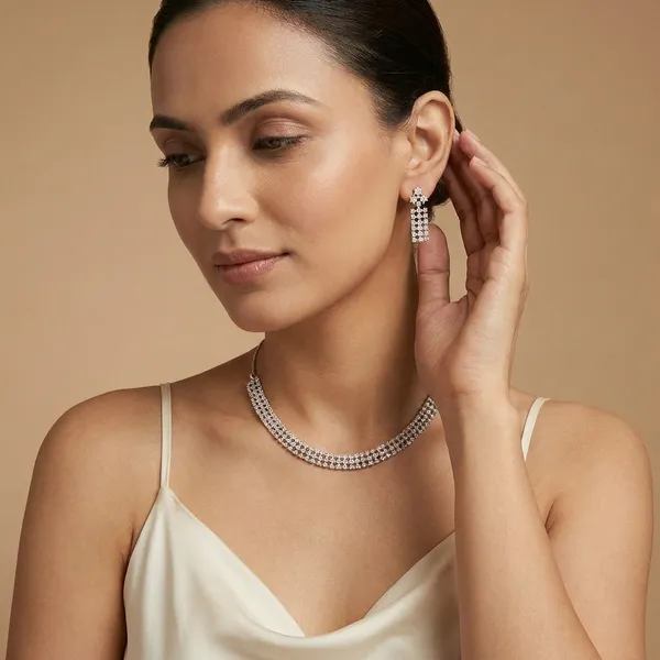 White_Brass_Premium_And_Elegant_Necklace__For_Women