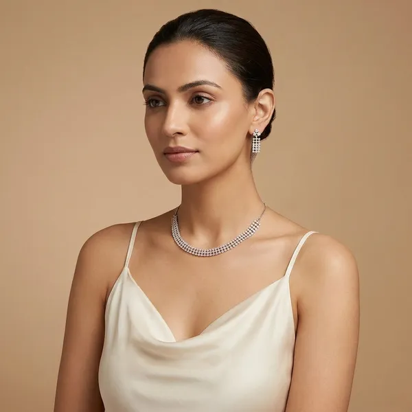 White_Brass_Premium_And_Elegant_Necklace__For_Women