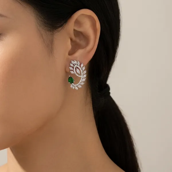 White_Brass_Premium_And_Elegant_Earrings_For_Women