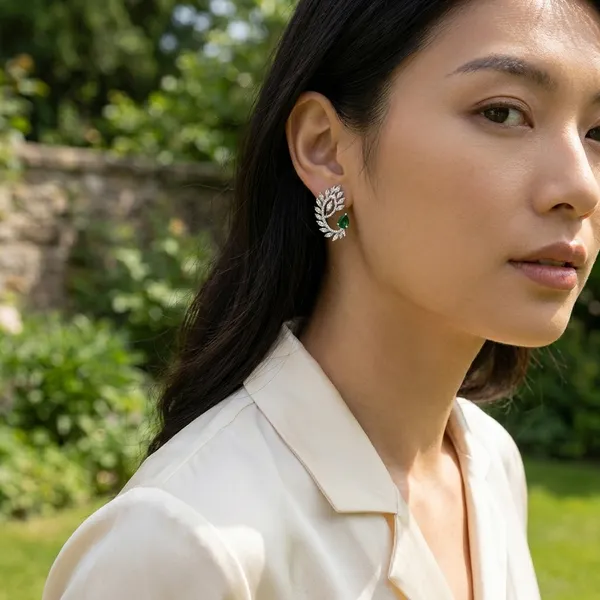 White_Brass_Premium_And_Elegant_Earrings_For_Women